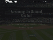Tablet Screenshot of elitebaseballperformance.com